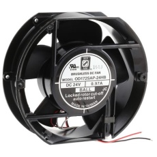 【619-6725】軸流ファン 電源電圧:24 V dc、DC、172 x 150mm