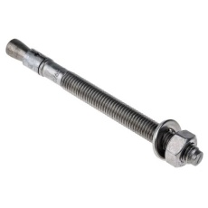 【622-2004】アンカーボルト、ステンレス鋼 M12 取付穴径12mm 長さ145mm