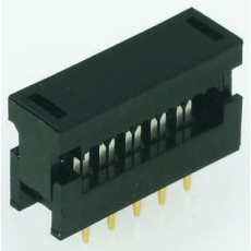 【642-5067】IDCコネクタ、2.54mm ピッチ、14 ピン、2 列、オス