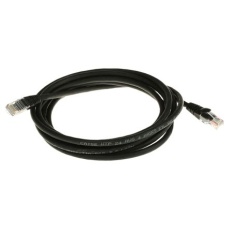 【657-2084】Cat5e イーサネットケーブル、RJ45-RJ45、3m、黒、U/UTP