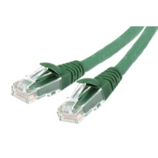 【657-2113】Cat6 イーサネットケーブル、RJ45-RJ45、5m、緑、U/UTP