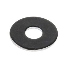【666-7772】ワッシャ 外径25.0mm M8 スチール(100個入り)