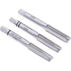 【668-1103】1本 HSS ねじタップ、3/8→ 16UNC