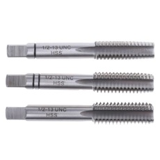 【668-1116】3本 HSS ねじタップ、1/2→ 13UNC