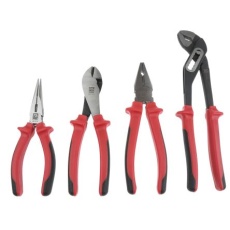 【668-5880】プライヤセット 4個 クロームバナジウム鋼