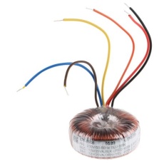 【671-8956】トロイダルトランス、1次:230V ac、2次:2 x 12V ac、電力:50VA