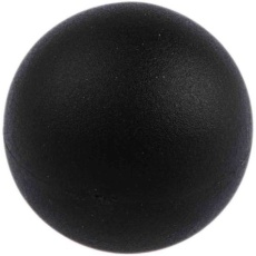 【702-7784】つまみノブ ボール、M10 直径:45mm 黒