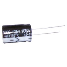 【707-5679】コンデンサー、3.3μF 50V dc ±20% -40℃～105℃、ラジアル、スルーホール
