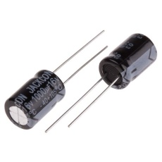 【711-0987】1000μF、16V dc コンデンサ、ラジアル、スルーホール ±20%、-40℃～105℃