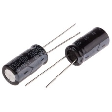 【711-1472】330μF、50V dc コンデンサ、ラジアル、スルーホール ±20%、-40℃～105℃
