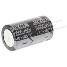 【711-1536】10000μF、50V dc コンデンサ、ラジアル、スルーホール ±20%、-40℃～105℃