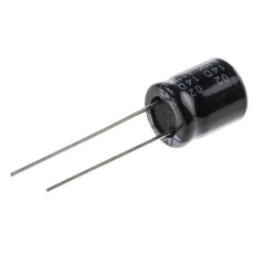【711-1602】100μF、63V dc コンデンサ、ラジアル、スルーホール ±20%、-40℃～105℃