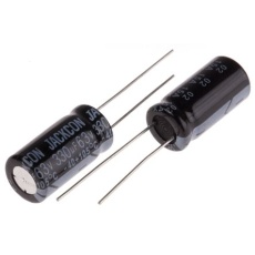 【711-1618】330μF、63V dc コンデンサ、ラジアル、スルーホール ±20%、-40℃～105℃