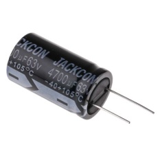 【711-1668】4700μF、63V dc コンデンサ、ラジアル、スルーホール ±20%、-40℃～105℃