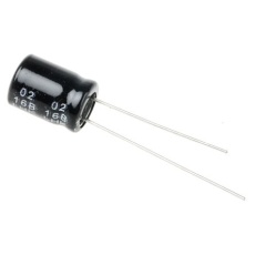 【711-2012】2.2μF、400V dc コンデンサ、ラジアル、スルーホール ±20%、-25℃～105℃