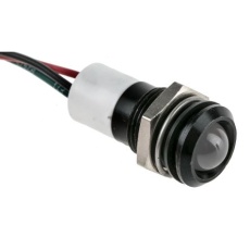【722-7439】パイロットランプ、12V dc、実装ホールサイズ:14mm