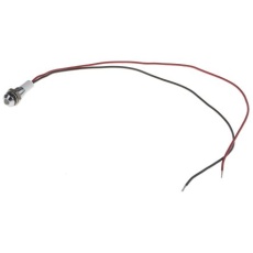 【722-7811】パイロットランプ、24V dc、緑、赤、実装ホールサイズ:6mm