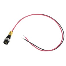 【722-7849】パイロットランプ、24V dc、黄、実装ホールサイズ:6mm