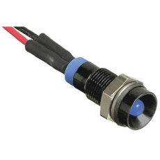 【722-7858】パイロットランプ、24V dc、青、実装ホールサイズ:6mm