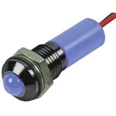 【722-7892】パイロットランプ、24V dc、青、実装ホールサイズ:6mm