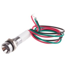 【723-9422】パイロットランプ、12V dc、実装ホールサイズ:8mm