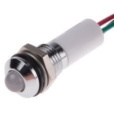 【723-9466】パイロットランプ、12V dc、実装ホールサイズ:8mm