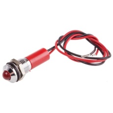【723-9609】パイロットランプ 110V ac 赤 実装ホールサイズ:8mm