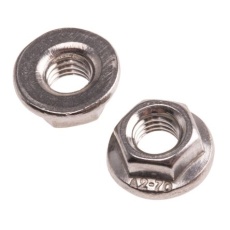 【725-9647】フランジ付き六角ナット M5 ステンレス鋼(50個入り)