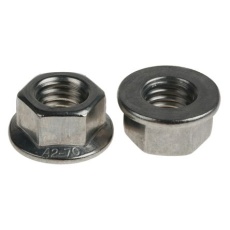 【725-9656】フランジ付き六角ナット M12 ステンレス鋼(25個入り)