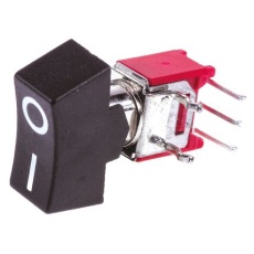 【734-6918】ロッカースイッチ、On-(On)、SPDT、125V、3 A、照光無し、パネルマウント