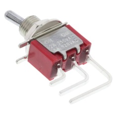 【734-7094】トグルスイッチ、On-(On)、SPDT、5 A @ 250 V ac、PCB