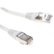【738-8467】Cat5e イーサネットケーブル、RJ45-RJ45、2m、白、F/UTP