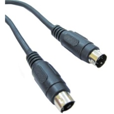 【742-4295】DINケーブル、コネクタ1: 4ピンMini-DIN、コネクタ2: 4ピンMini-DIN、20m