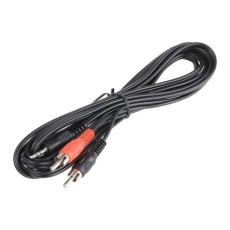 【742-4541】AUXケーブル 3.5 mmステレオジャック RCA x 2 3m