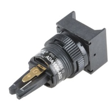 【745-2458】押しボタンスイッチ、ラッチ、5 A @ 250 V ac、16mm パネルマウント、IP65