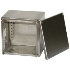 【749-1872】端子ボックス、ステンレス鋼、未塗装、300 x 120 x 300mm IP66