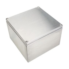 【758-7059】中継ボックス、ステンレス鋼、未塗装、175 x 175 x 120mm IP66