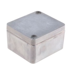 【760-8923】アルミニウム、50 x 45 x 30mm、IP66、銀