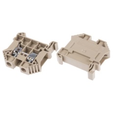 【762-2521】DIN レール端子台、10 → 6.AWG、85A 1 kV、スクリュー