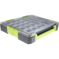 【767-4964】パーツケース 高さ:375mm 区画数:16、奥行:325mm