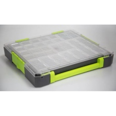 【767-4973】パーツケース 高さ:425mm 区画数:21、奥行:375mm