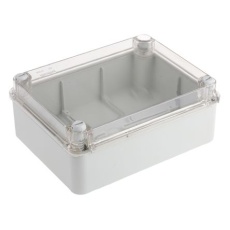 【769-6134】ABS樹脂 200 x 155 x 80mm IP55 グレー