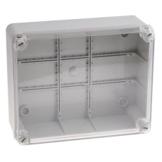 【769-6147】ABS樹脂 210 x 95 x 260mm IP55 グレー