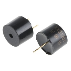 【771-6935】連続 電磁ブザーコンポーネント、2.6kHz、88dB、基板実装