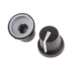 【777-7347】ノブ、6mm、スプライン軸 直径:16.8mm、Push-On