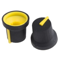 【777-7353】ノブ、6mm、スプライン軸 直径:16.8mm、Push-On