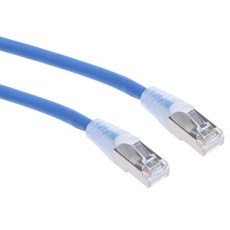 【778-5155】Cat6a イーサネットケーブル、RJ45-RJ45、3m、青、S/FTP