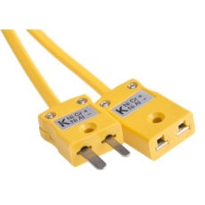 【779-9713】タイプ K 熱電対ケーブル/延長リード線、フラットペア、7 / 0.2mm、+105℃、2m
