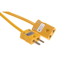 【779-9716】タイプ K 熱電対ケーブル/延長リード線、フラットペア、7 / 0.2mm、+105℃、5m