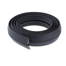 【787-4861】床用モール、内径:14mm、長さ:3m、黒